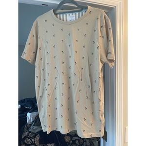 Size Large mens palm tree tee shirt